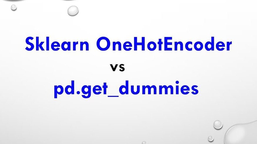 Sachintukumar's tweet image. Day-10 of #Python Series⚡️

✅Topic - Difference Between OneHotEncoder &amp;amp; get_dummies 

▫️ Scikit-learn provides #OneHotEncoder() method that can be used for one hot encoding
▫️ Pandas method called #get_dummies() for one hot encoding

Complete Thread🧵