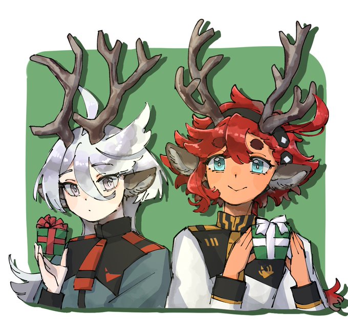「reindeer antlers」 illustration images(Latest)