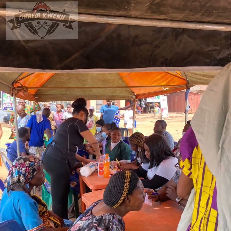 ohafiakwenu's tweet photo. Annually, as part of our commitment to community service, we dedicated Christmas Day to conducting medical check-ups. This year, we extended our health walk to Okagwe Ohafia, providing medical evaluations for individuals across various age groups. #Ohafiakwenu #healthwalk2023 https://t.co/tixNDPLgQZ