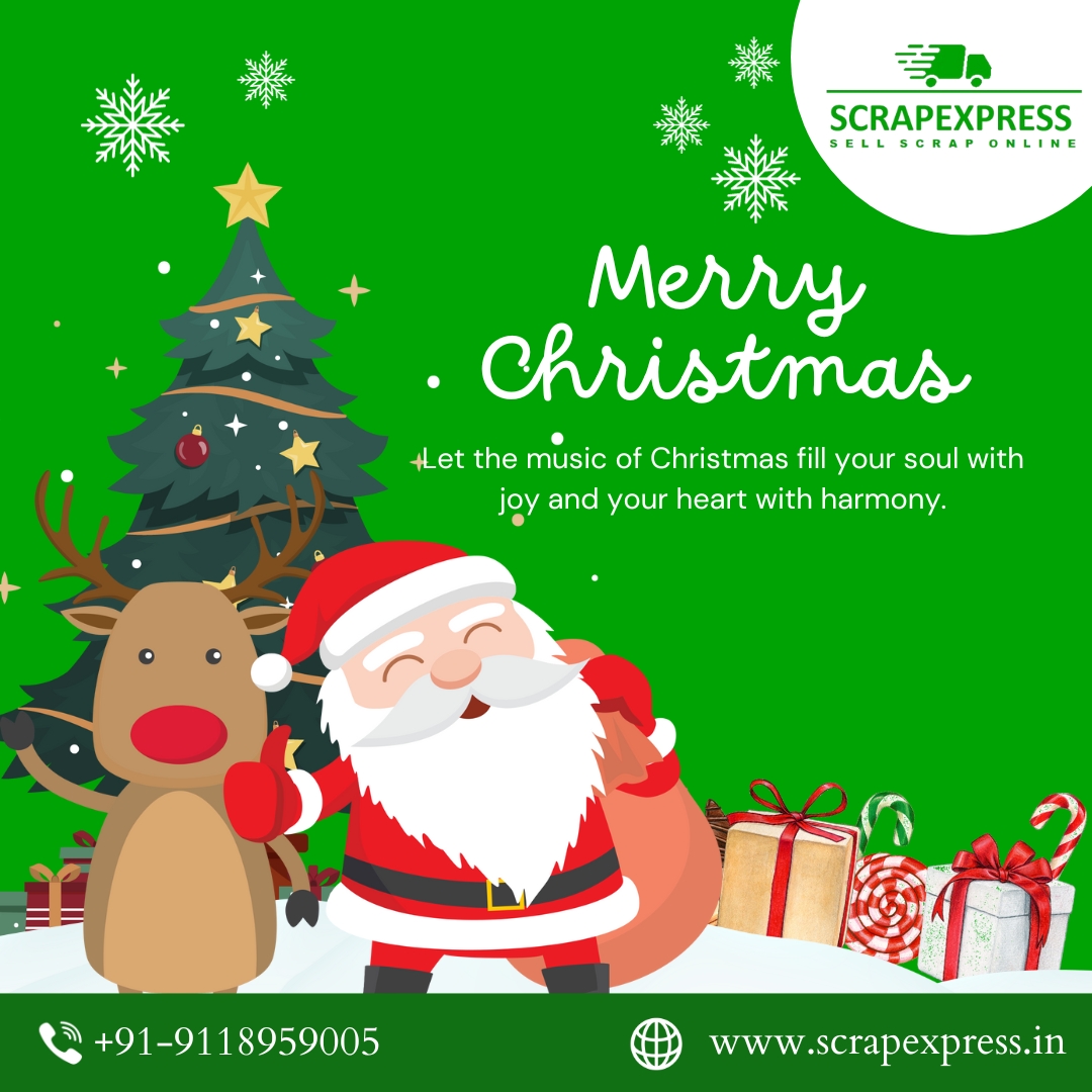🎄✨ Merry Christmas from all of us at #ScrapExpress! As we celebrate this season of giving, let's also cherish the gift of recycling & sustainability. ♻️🎅

Call : 9118959005
Visit : scrapexpresss.in

#scrapexpress #MerryChristmas #CelebrateSustainably #ScrapExpressMagic