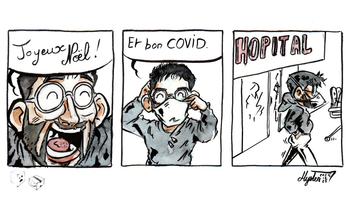 mysterty's tweet photo. Joyeux Noël quand même, hein…
___
sources
- https://t.co/TrwxjAvclo
- https://t.co/kOKt5u3nKP
#Covid #CovidIsNotMild #CovidIsNotOver #AprèsJ20 #Actu #Dessin #Draw #Humour #Lol #art #pentelbrushpen #Aquacolor #Ink #Draw #Dessin #BD #Manga #Cartoon https://t.co/AsgFfDFll2