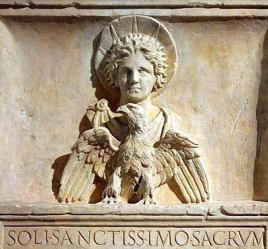 GrecorromanoYT's tweet photo. Dies Natalis Solis Invicti. 25 de diciembre, re-nacimiento anual del Sol Invencible. No del hijo de maría y pantera es una impostura. #solinvicto https://t.co/mfT8RPNlz9