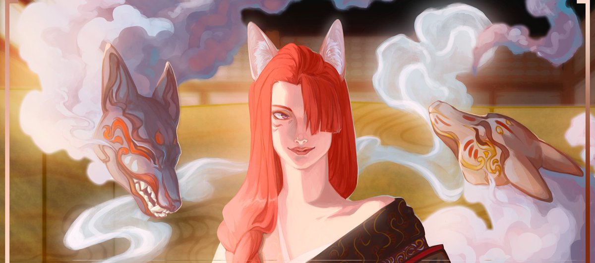 My_Dear_Shimon's tweet photo. Mommy kitsune 🦊😌🌸✨️ https://t.co/Pkjj2Dq3wk