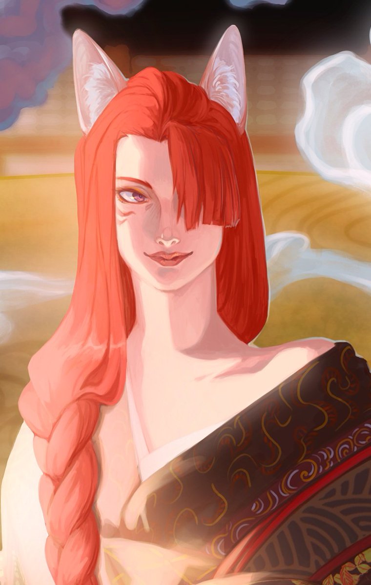 My_Dear_Shimon's tweet photo. Mommy kitsune 🦊😌🌸✨️ https://t.co/Pkjj2Dq3wk