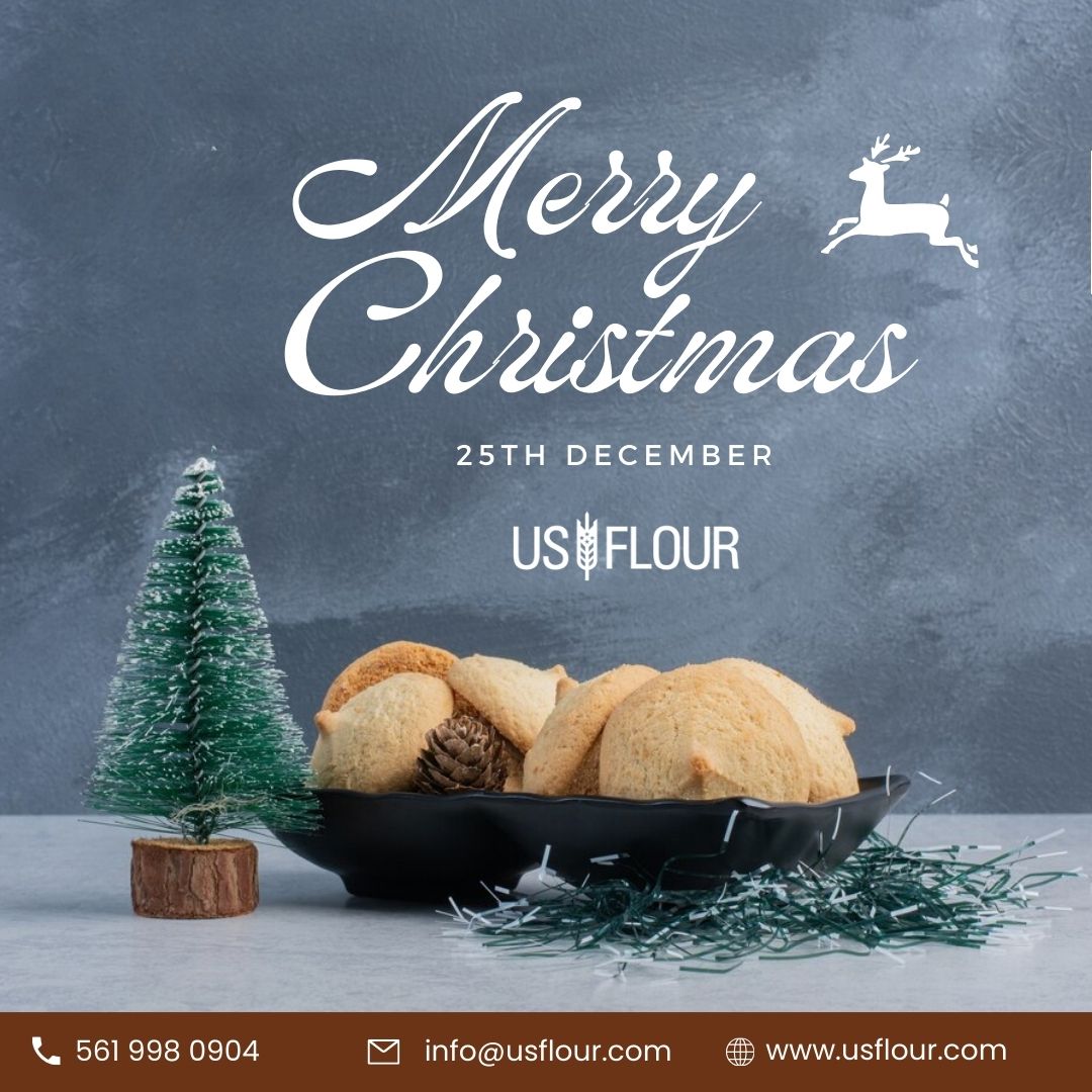 US_Flour's tweet image. May your home be filled with the aroma of freshly baked goodies and the love of family. 

Merry Christmas !!

#VitalWheatGlutenFlour #OrganicFlour #RyeFlour
#FlourSupplier #BakingEssentials #HealthyBaking
#WholeGrainFlour #ArtisanFlour#BakingSupplies
#christmas #newyear2024