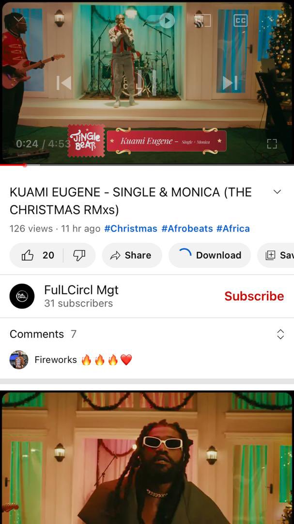 KayBee1_'s tweet photo. #XmasAlbum

Kuami Eugene went viral with the Monica song https://t.co/tL7m5UwpDX
