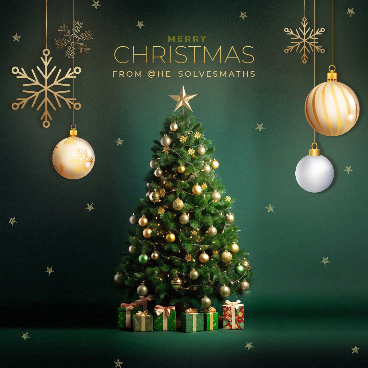 hameen_al's tweet image. Another one! 
Love the way the colors came together here 💫

#MerryChristmas2023 #clientdesign