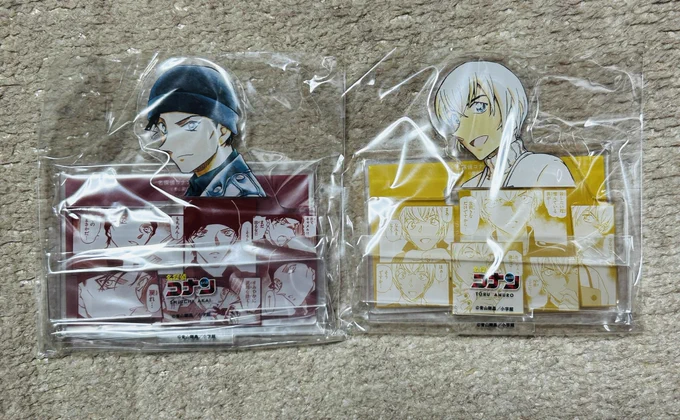 あぁぁぁぁぁ帰宅したらコナンクラブの古谷さん届いてた!!クリスマスプレゼントすぎる!!苦節48ヶ月の報酬が!!嬉しい!!嬉しい〜〜笑顔かわいい酸素排出してる??ようやく赤井と並べられてさらに嬉しい〜〜最高のクリスマスや 