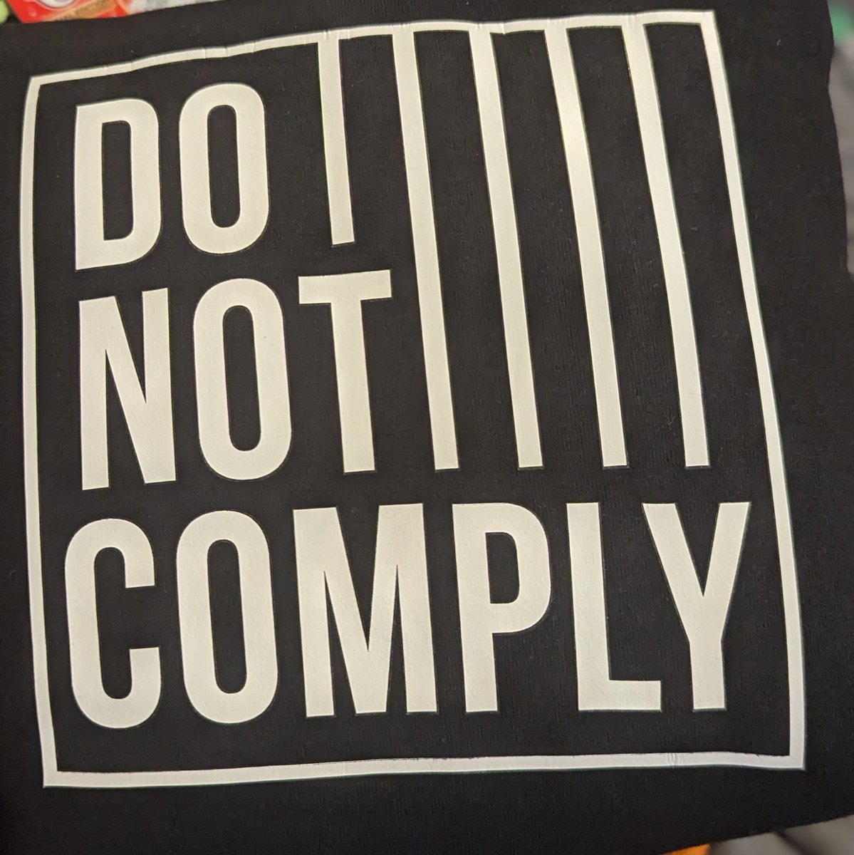 I am so happy I finally have a 'Do Not Comply' hoodie @emmakennytv I will see you in February next year in Nottingham so excited #criminologystudent #psychologystudent #openuni