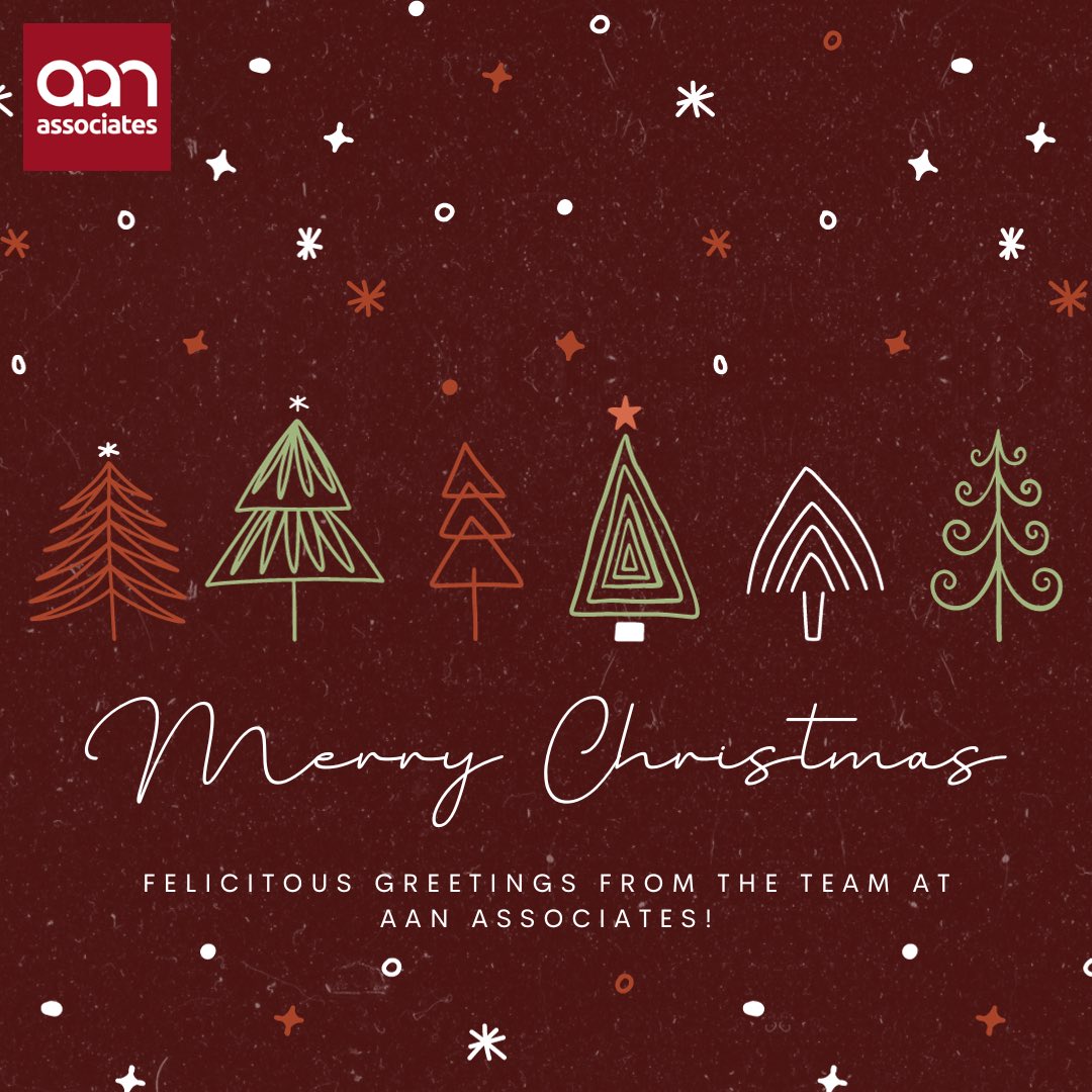 InfoAAN's tweet photo. Wishing you a joyous #holiday season filled with warmth, laughter, and the spirit of togetherness! Merry Christmas from all of us at AAN Associates. 🎄🌟

#AANAssociates #SeasonsGreetings #MerryChristmas https://t.co/hk9ihFNgCQ