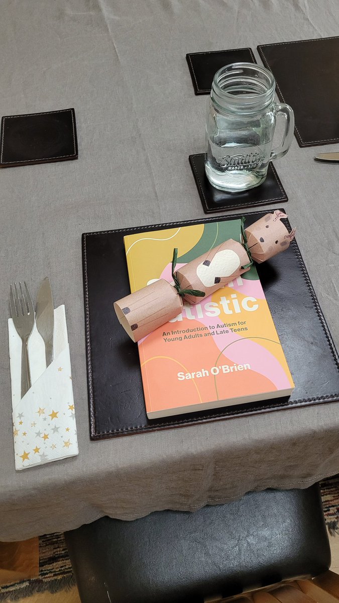 When your daughter bagsies her spot at the table with her favourite stocking gift! 🫶📖

<a href="/SarahMarieOB/">sarah o'brien</a> #favouritepresent #bestgiftever #christmastable #SoIAmAutistic #SoImAutistic #autistic #autisticgirls #autisticgirlsrule #christmasbook #christmasread #caversham <a href="/FourbearsBooks/">FourbearsBooks</a>