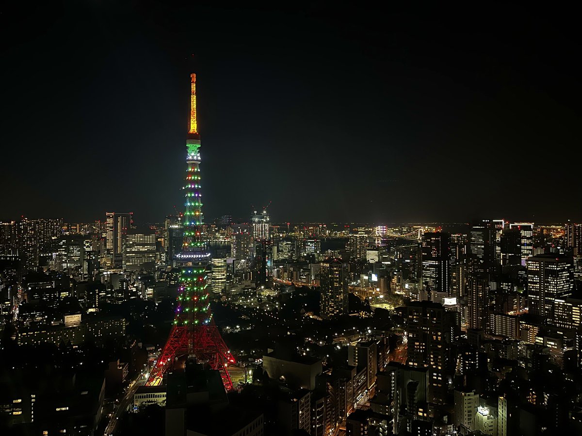 クリスマスカラー東京タワー