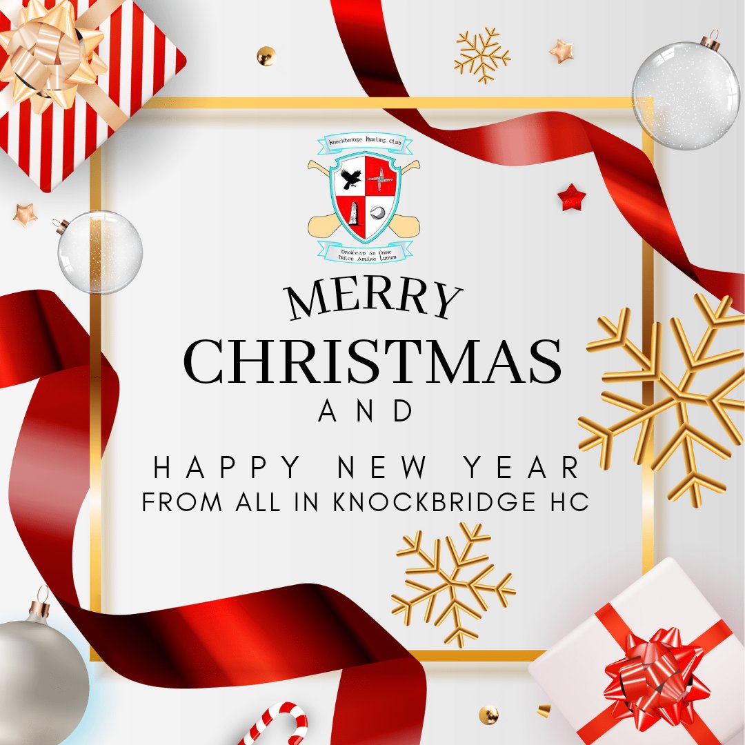 KnockbridgeHC's tweet photo. We would like to wiah all our players, members, and sponsors a merry Christmas and all the best for 2024. 
#KBHC #KnockbridgeHC https://t.co/zNa4LrAYxO
