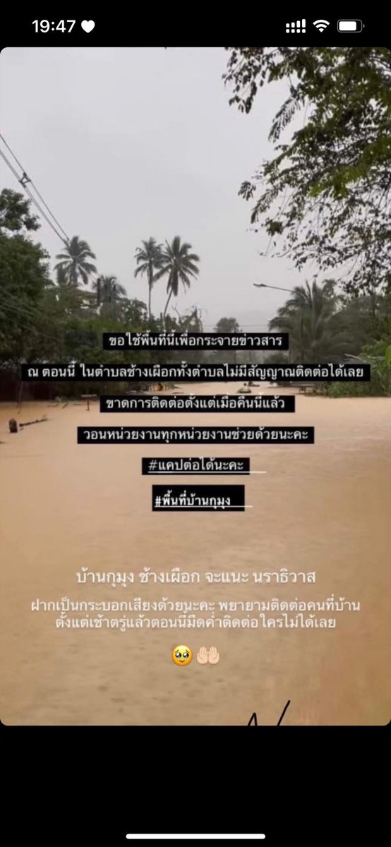 Mt_tuan1a's tweet photo. ฝากรีทวิตด้วยนะคะ 🥲 #น้ําท่วม https://t.co/TgaB1Lr5AD