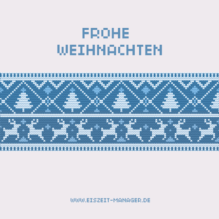 eiszeitmanager's tweet photo. Schöne Feiertage wünscht der EZM! Heute Abend könnt ihr ein zusätzliches Friendly spielen, damit eure Spieler fit bleiben 🙃🎄 https://t.co/Fn7lWzvkh7