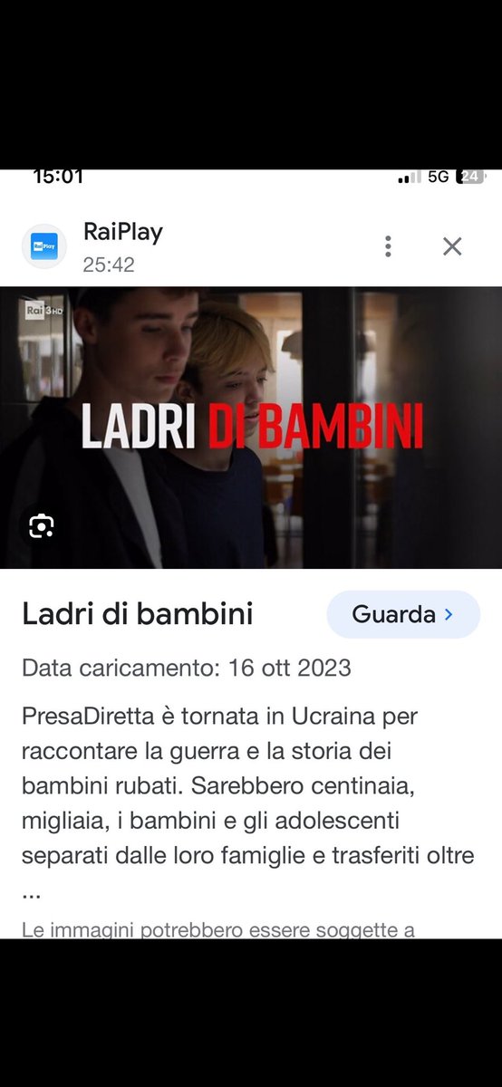 <a href="/AndreaLucidi/">Andrea Lucidi</a> Qui tutta la verità in un reportage vero non a senso unico da parte di PresaDiretta che e’ un programma non certamente filo occidentale.
Lo potete trovare su Rai Play già andato in onda sulla Rai