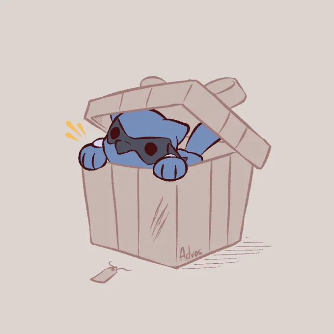 He ate the present 