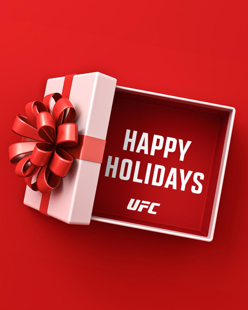Wishing all UFC fans a Merry Christmas! 🎄🎁