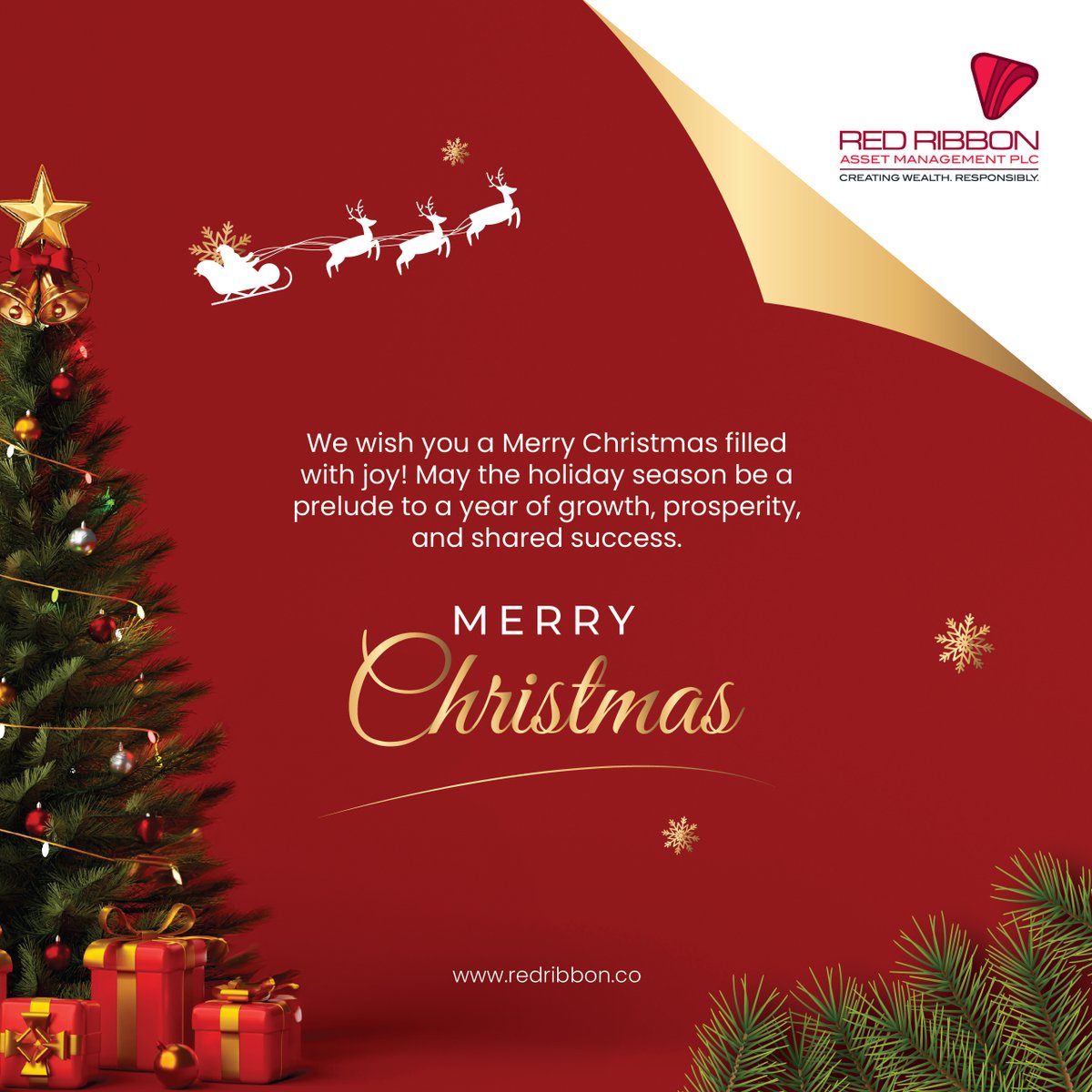 suchitpunnose's tweet photo. Red Ribbon Asset Management wishes you and your loved  ones a Merry Christmas!

As we celebrate the joy of Christmas, may your investments grow just like the holiday spirit. We wish you a Merry Christmas filled with financial prosperity and abundant growth! https://t.co/A6xts2KZuN