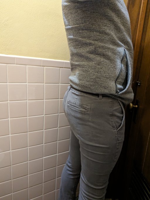 My partner is a church organist and I help him with his music. I'm wearing these pants to church today<a href="/tag/newprofilepic"class="tags"><span>#newprofilepic</span></a>