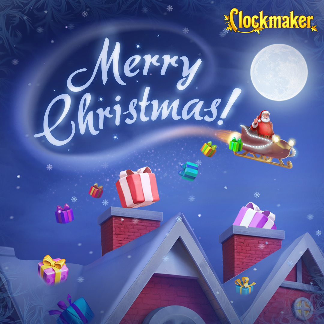 ClockmakerGame's tweet photo. 🎄 Unwrap Your #Christmas Joy in #Clockmaker! 🎁 [link in bio]
The Clockmaker team wishes you a holiday full of love, joy, and exciting gameplay moments. Thank you for being an amazing part of our community. Merry Christmas! 🦌🎅

#match3game #clockmakers #puzzlegame #mobilegames https://t.co/umZkyT3vkv