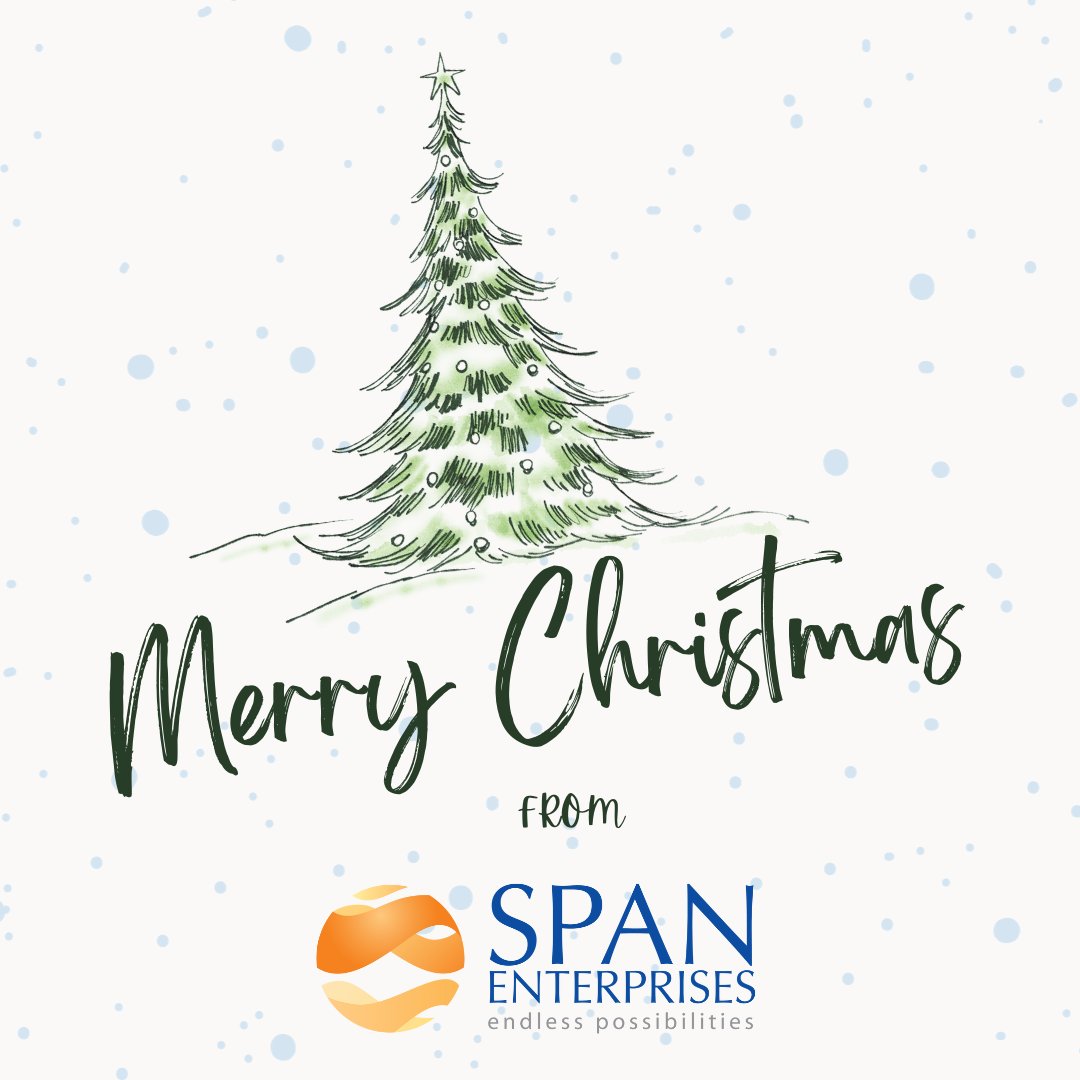 Merry Christmas from the team at SPAN Enterprises!🎄🎅

We wish you a safe and happy holiday! Our team will be out of the office today to observe the holiday with loved ones. 

#MerryChristmas #HappyHolidays #Christmas2023