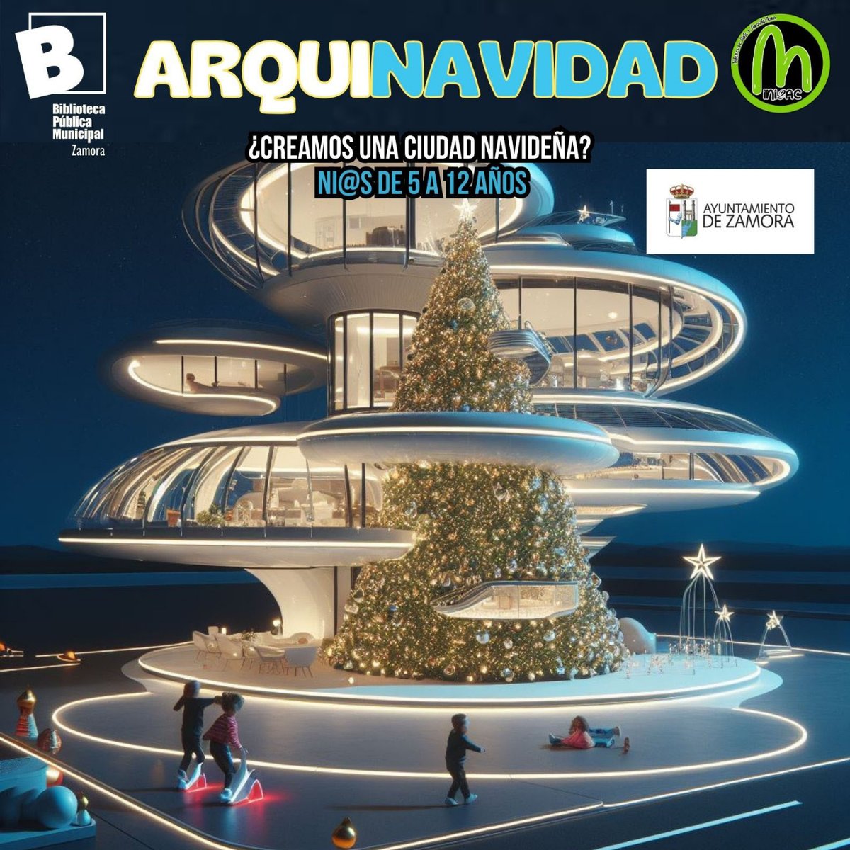 mini2ac's tweet photo. Mañana y el miércoles estaremos en nuestra querida @BPMZamora celebrando la navidad como mejor sabemos 😀 Crearemos arquitectura navideña!!! #mini2ac #zamora #navidad https://t.co/eMblS2oKVi