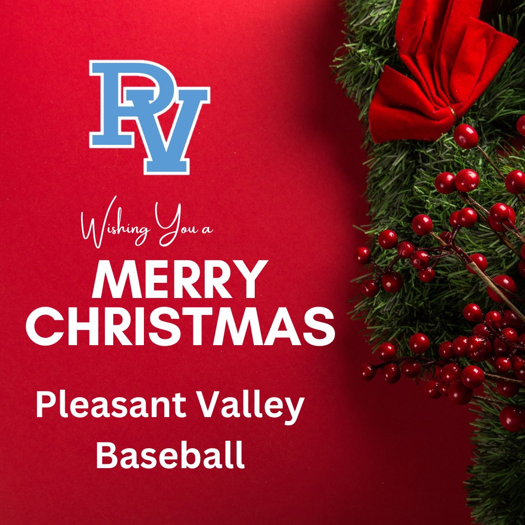 Merry Christmas from Pleasant Valley Baseball!