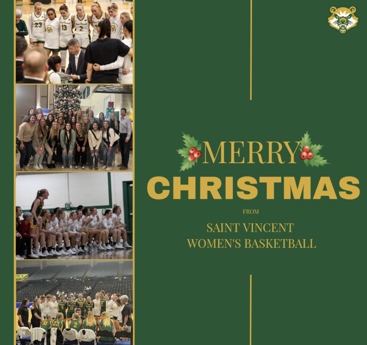 Merry Christmas and Happy Holidays Bearcat family❤️💚
