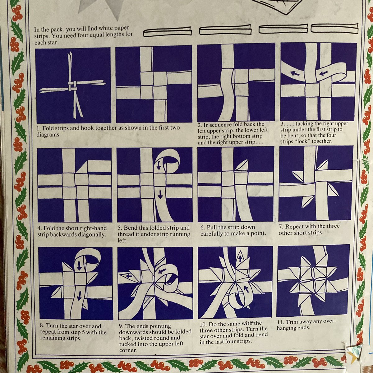 brightstem's tweet photo. Merry Christmas everyone! Big thank you for all the orders this year! I’ve been making Christmas decorations from the vintage craft book. The instructions are attached if you want to have a go. Looking forward to making more arts and crafts in the new year! #papercrafts https://t.co/GnFJVPsDvO