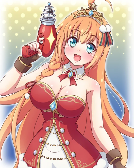 ペコリーヌのクリスマス衣装かわいいクレジッタさんナイスですメリークリスマス!#プリコネR 