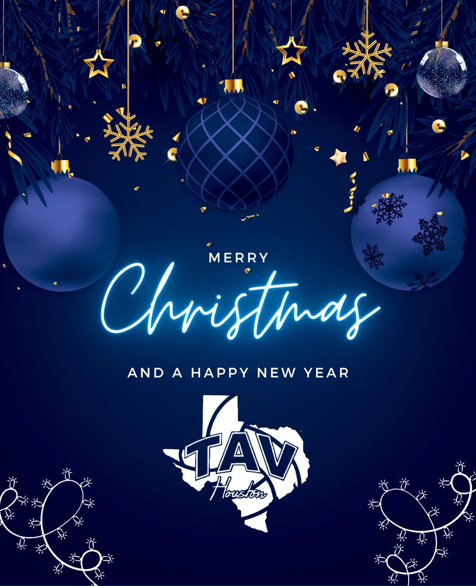 Sending Warm Christmas Wishes to Our TAV Houston Family💙 We hope you have a fantastic holiday season full of cherished moments with your families and loved ones. We can’t wait to see you back in the gym soon! 
#TAVFam