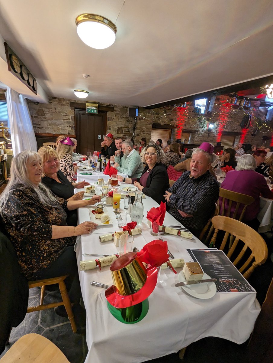 WCL_penistone's tweet photo. Another great lunch held at @CubleyHall on Friday to celebrate the end of the working year and the 25 years service of four colleagues... https://t.co/84Ukp81ssM