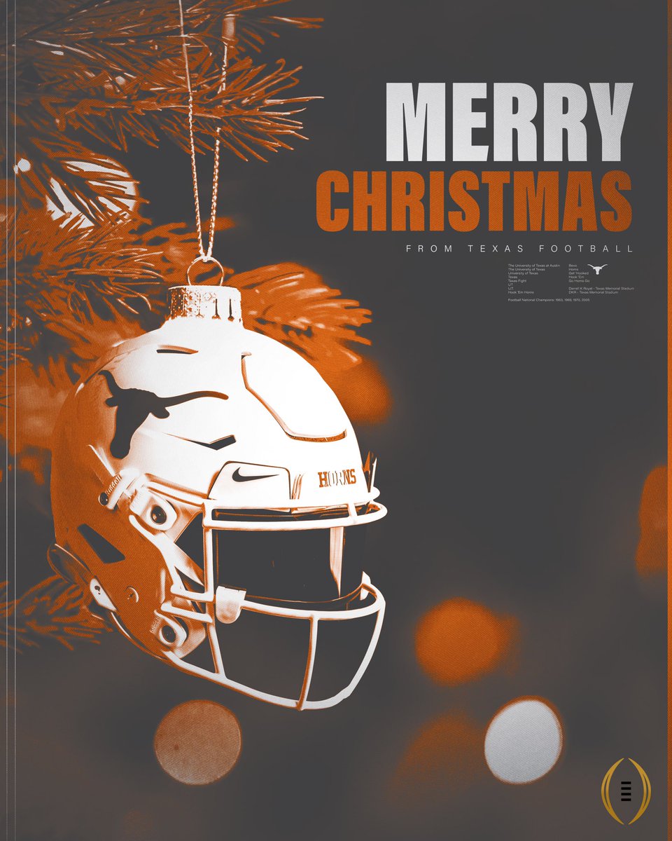 Merry Christmas from the Texas Football family!