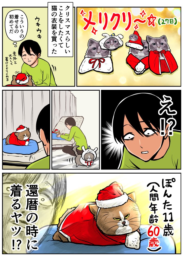 今年は何もしないから去年のクリスマスの日記