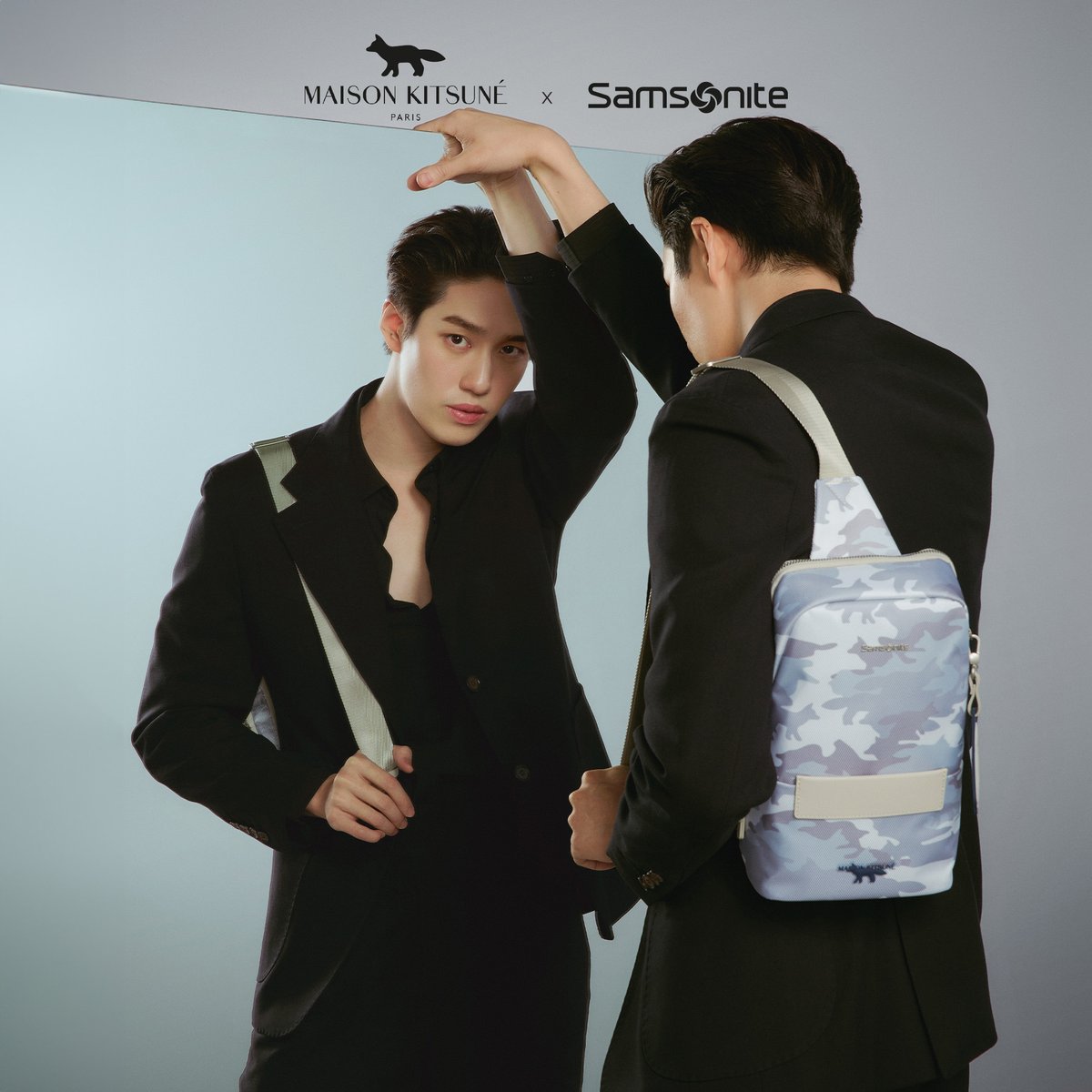samsoniteThai's tweet photo. ให้ทุกวันคือ Style ที่ใช่สำหรับคุณ
พบกับ Collection Maison Kitsuné x Samsonite
ได้ที่ Samsonite ข้อมูลเพิ่มเติม https://t.co/Xmz8f7gWfQ 

#SamsoniteTH
#SamsoniteMaisonKitsunéXThanapob
#MaisonKitsunéXSamsoniteTH 
#CarryYourWanderlust https://t.co/0o4YpdcJ3B