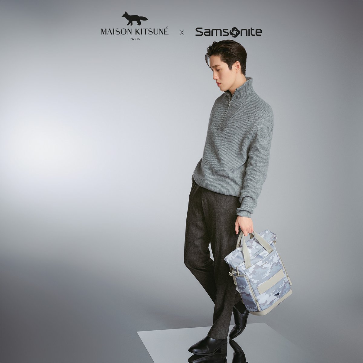 samsoniteThai's tweet photo. ให้ทุกวันคือ Style ที่ใช่สำหรับคุณ
พบกับ Collection Maison Kitsuné x Samsonite
ได้ที่ Samsonite ข้อมูลเพิ่มเติม https://t.co/Xmz8f7gWfQ 

#SamsoniteTH
#SamsoniteMaisonKitsunéXThanapob
#MaisonKitsunéXSamsoniteTH 
#CarryYourWanderlust https://t.co/0o4YpdcJ3B