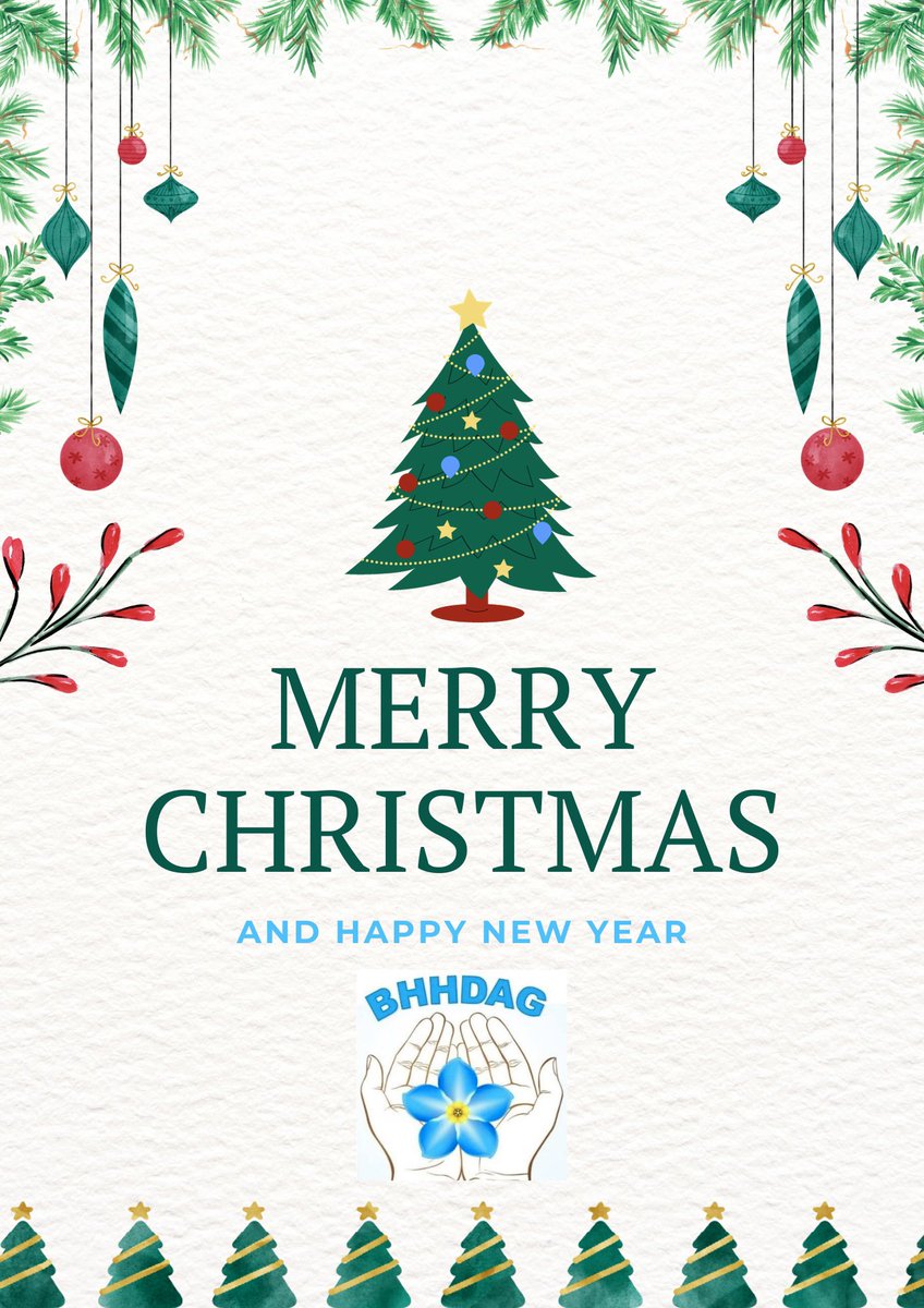 BHHDAG's tweet photo. Merry Xmas from all at @BHHDAG!! 🎄

#MerryChrismas #bhhdag #dementia https://t.co/3JmYjHir96