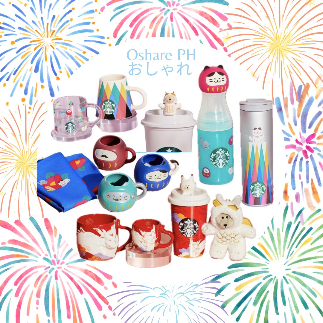 oshare_ph's tweet photo. STARBUCKS JAPAN NEW YEAR 2024 COLLECTION
Release Date: 12/26 Tomorrow!! 

Prices in the next photos! DM us tonight so we can secure your items first thing tomorrow morning!🫶🏻

FOR BATCH 13 PREORDER📦
Tentative ETA: mid-Feb 2024 https://t.co/jAZM2ktOHB