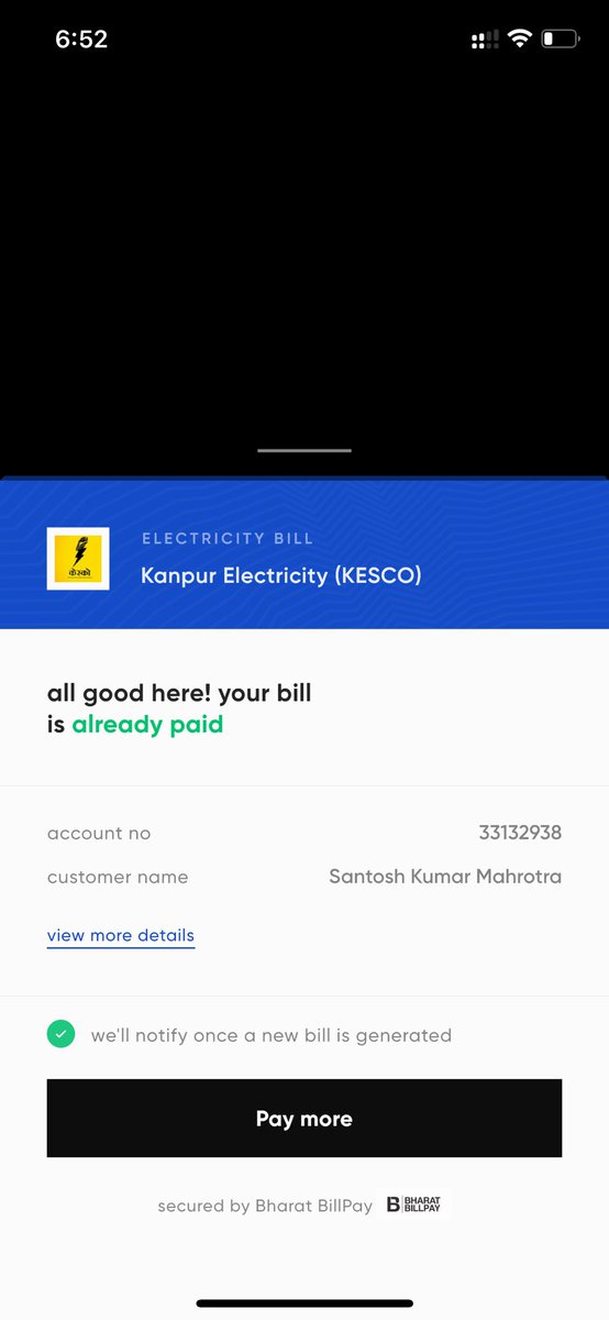 Sachi4E_'s tweet photo. I have been trying to pay my electricity bill for more than 15 days, not able to pay it through APPS neighther through Kesco website. @UPGovt 
@KESCoHQ please look into it, please find my account number - 
33132938. This time please don’t send your goons and harass my family https://t.co/r0m2UfkzbY