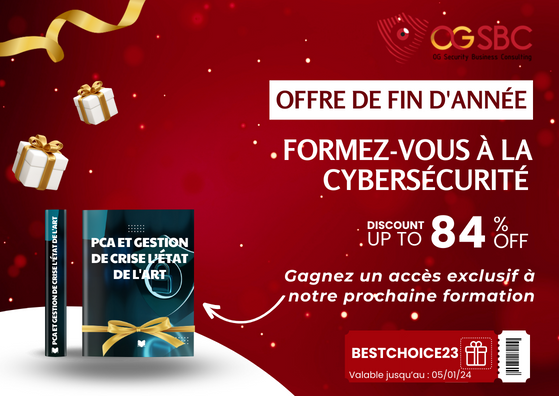 ogsbc_cyber's tweet photo. 🔥 #Cybersécurité : la #formation qui booste votre #carrière
📢Jusqu'à 84 % de réduction
🎁Obtenez un accès exclusif à notre prochaine #formation : #𝐂𝐘𝐁𝐄𝐑𝐒𝐄𝐂𝐔𝐑𝐈𝐓𝐄 : 𝐏𝐂𝐀 𝐞𝐭 𝐆𝐞𝐬𝐭𝐢𝐨𝐧 𝐝𝐞 𝐜𝐫𝐢𝐬𝐞 𝐥’𝐞́𝐭𝐚𝐭 𝐝𝐞 𝐥'𝐚𝐫𝐭 🔗https://t.co/Xiz0zwq1ZL https://t.co/UdFC5Sr65q