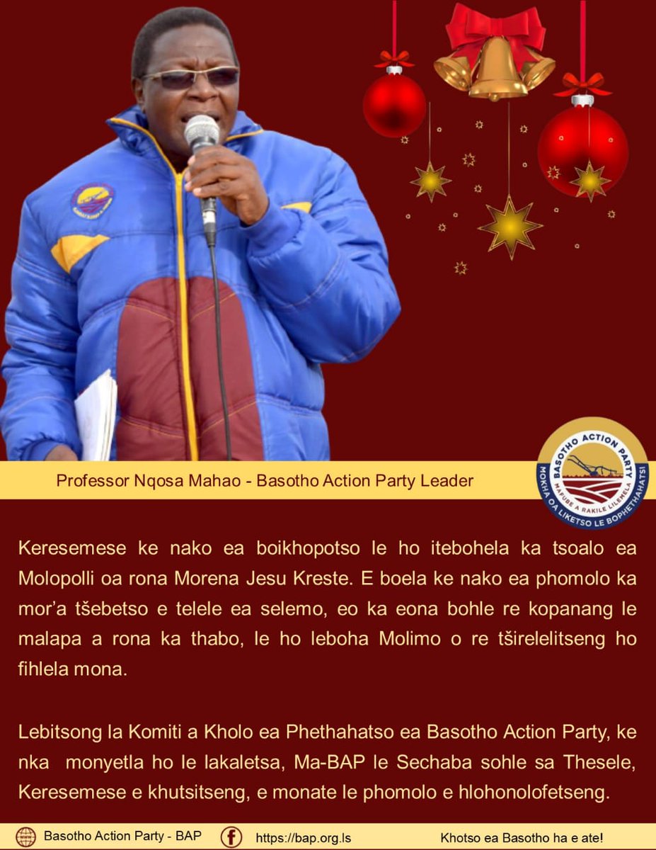 Prof. Nqosa Mahao tweet media