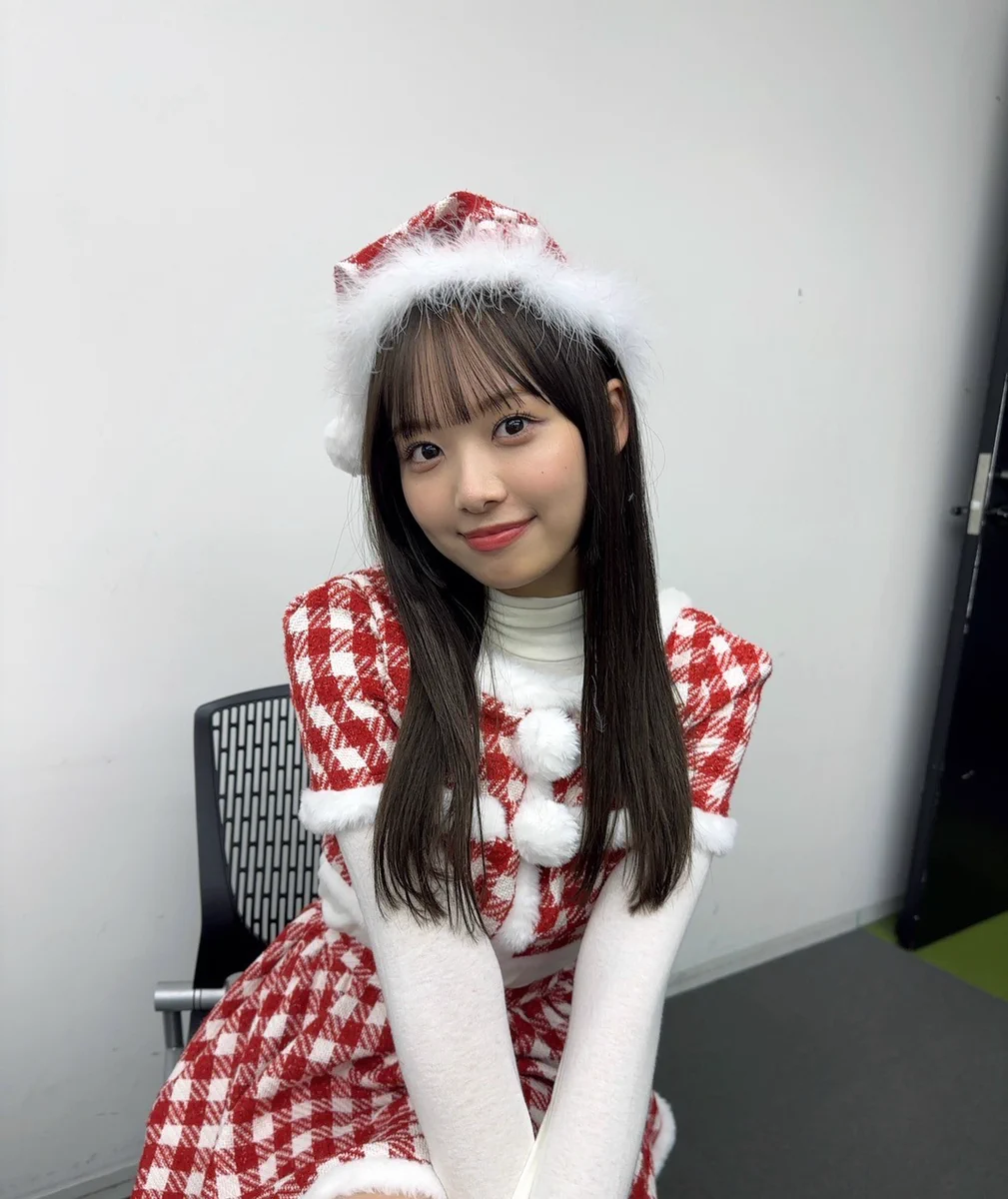 濱岸ひより 直筆 サイン チュウ サンタ 日向坂46 生写真 濱岸ひより