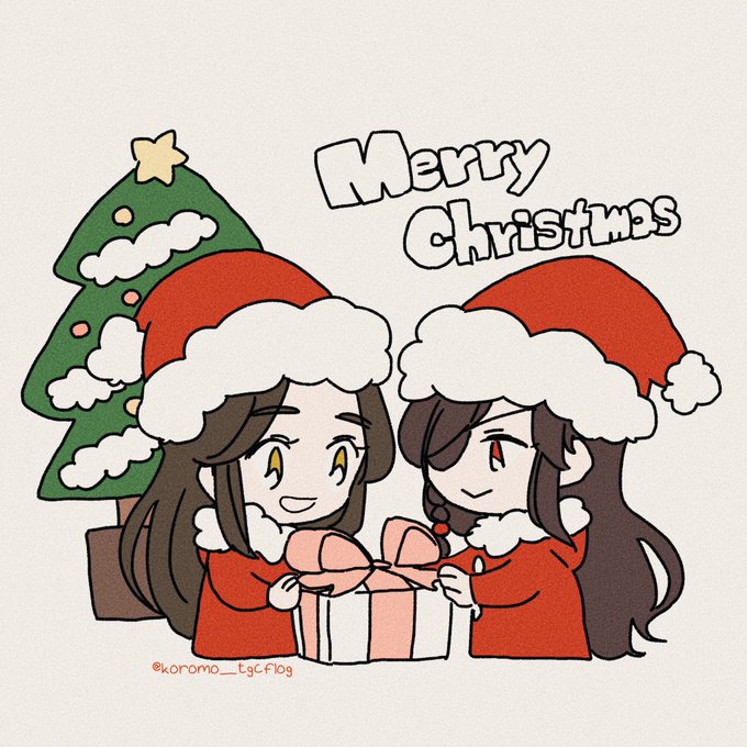 「何かを持っている メリークリスマス」のTwitter画像/イラスト(新着)