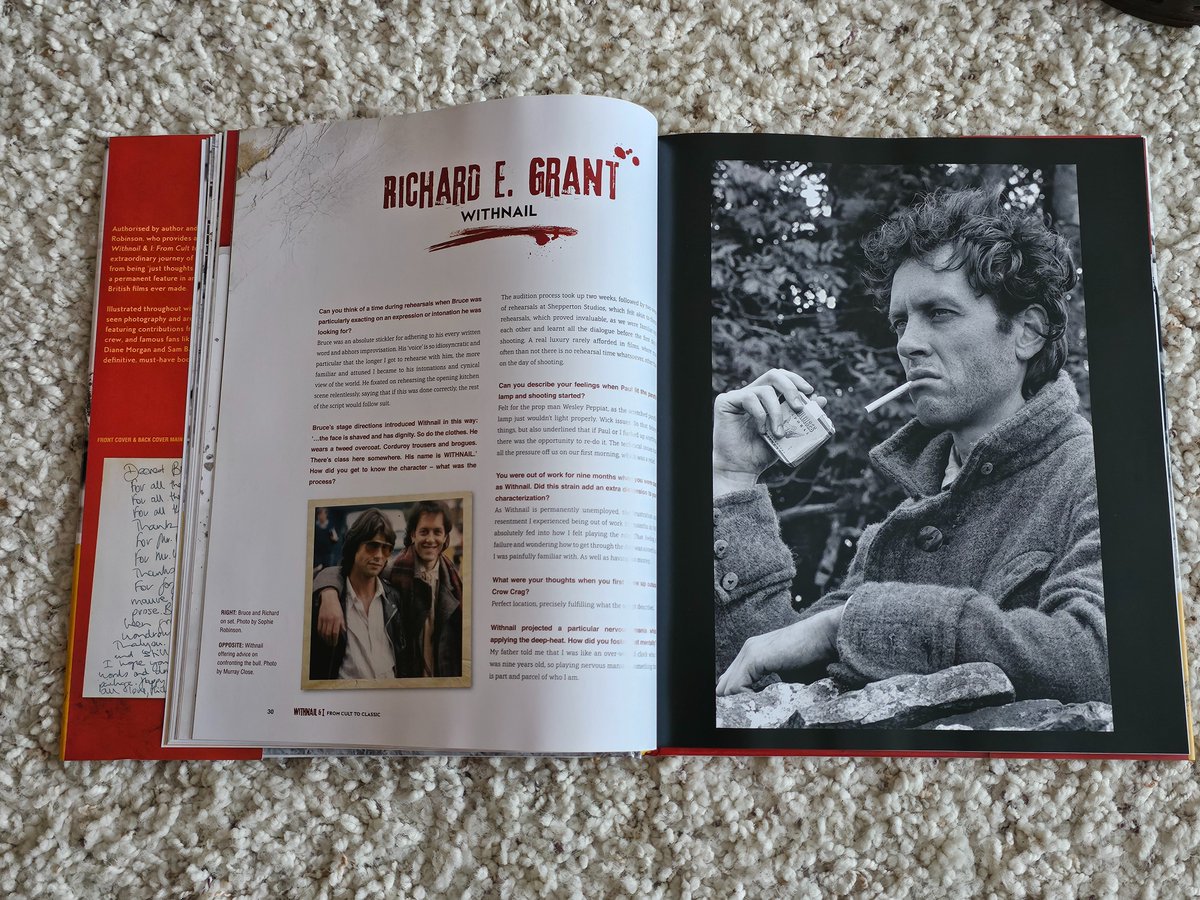 After spending last Christmas with him and A Pocketful Of Happiness, looking forward to spending a bit of another Christmas with <a href="/RichardEGrant/">Richard E. Grant</a> in book form,and reading his recollections about one of my favourite films of all time.I'll enjoy it with some of the finest wines, etc!