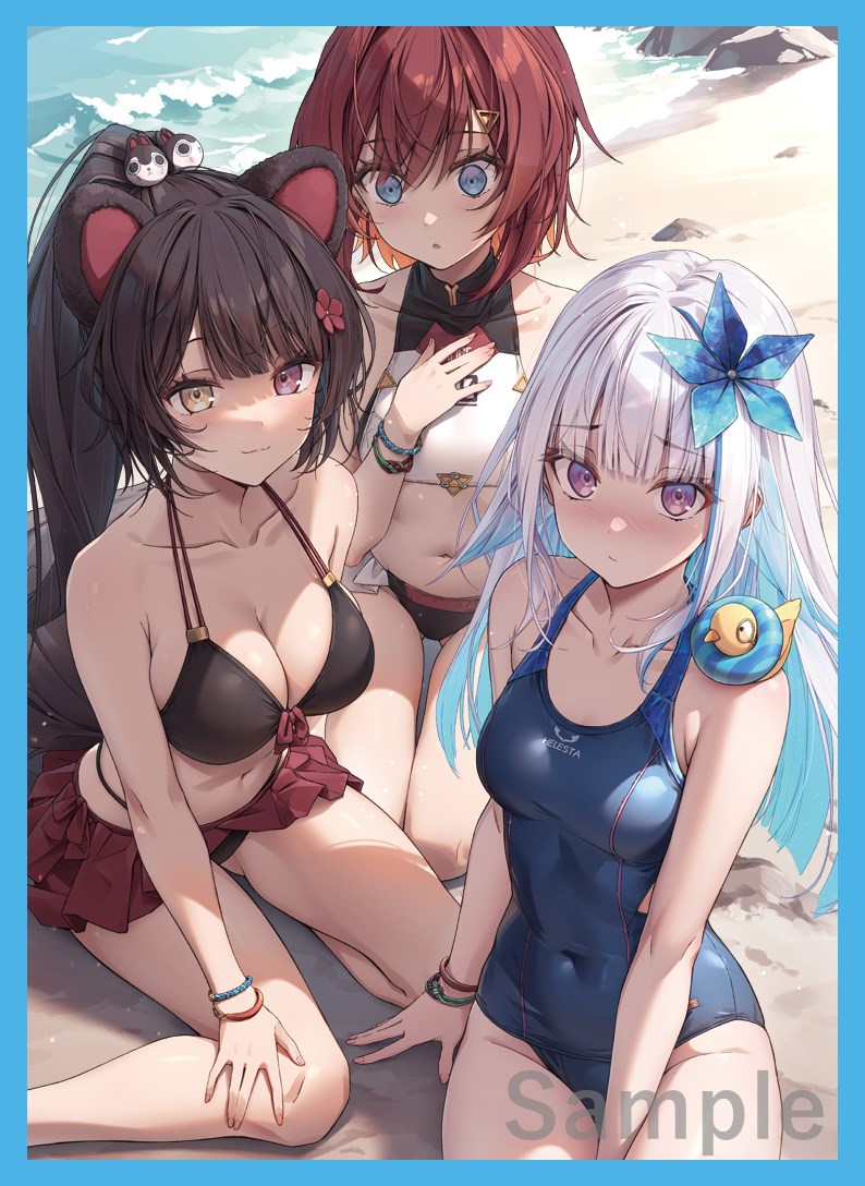 shirotsumetcg's tweet photo. 【フォロー＆リツイートキャンペーン】
白詰草のアカウントをフォローして頂き、合わせてこのツイートをリツイートして頂いた方の中から1名様に、C103にて頒布予定のNABLACK様(@nablack)のスリーブとプレイマットをプレゼント致します！締め切りは1月3日までです！ https://t.co/DhVqCzA42p