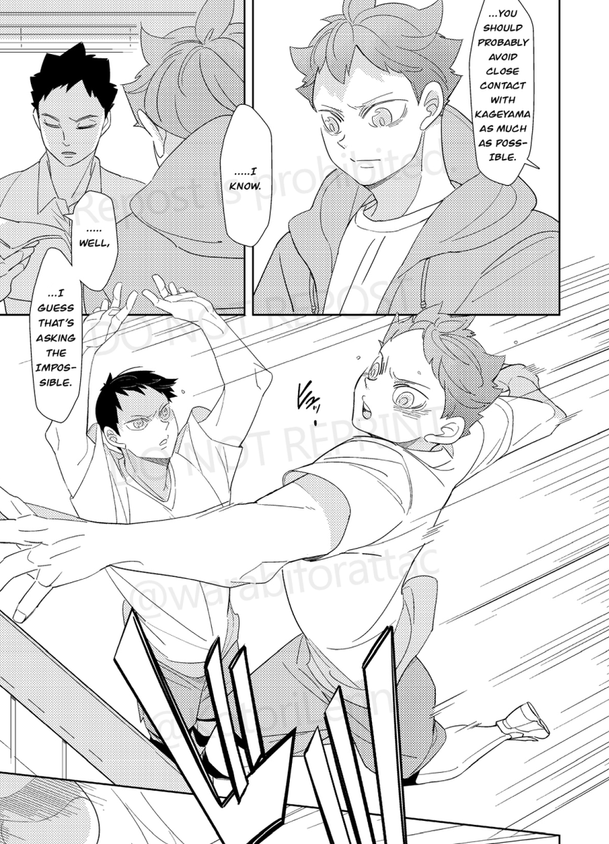 Leen (@KotoriLeen-san has translated my Kagehina manga again! This is 2nd part of which I had translated before, and I published Part1 again too. Both will be posted on Poipik until Jan7. Thank you very much to Leen-san!
part1 https://t.co/uxDBl4r7bU
part2 https://t.co/jTHmlXrBri 