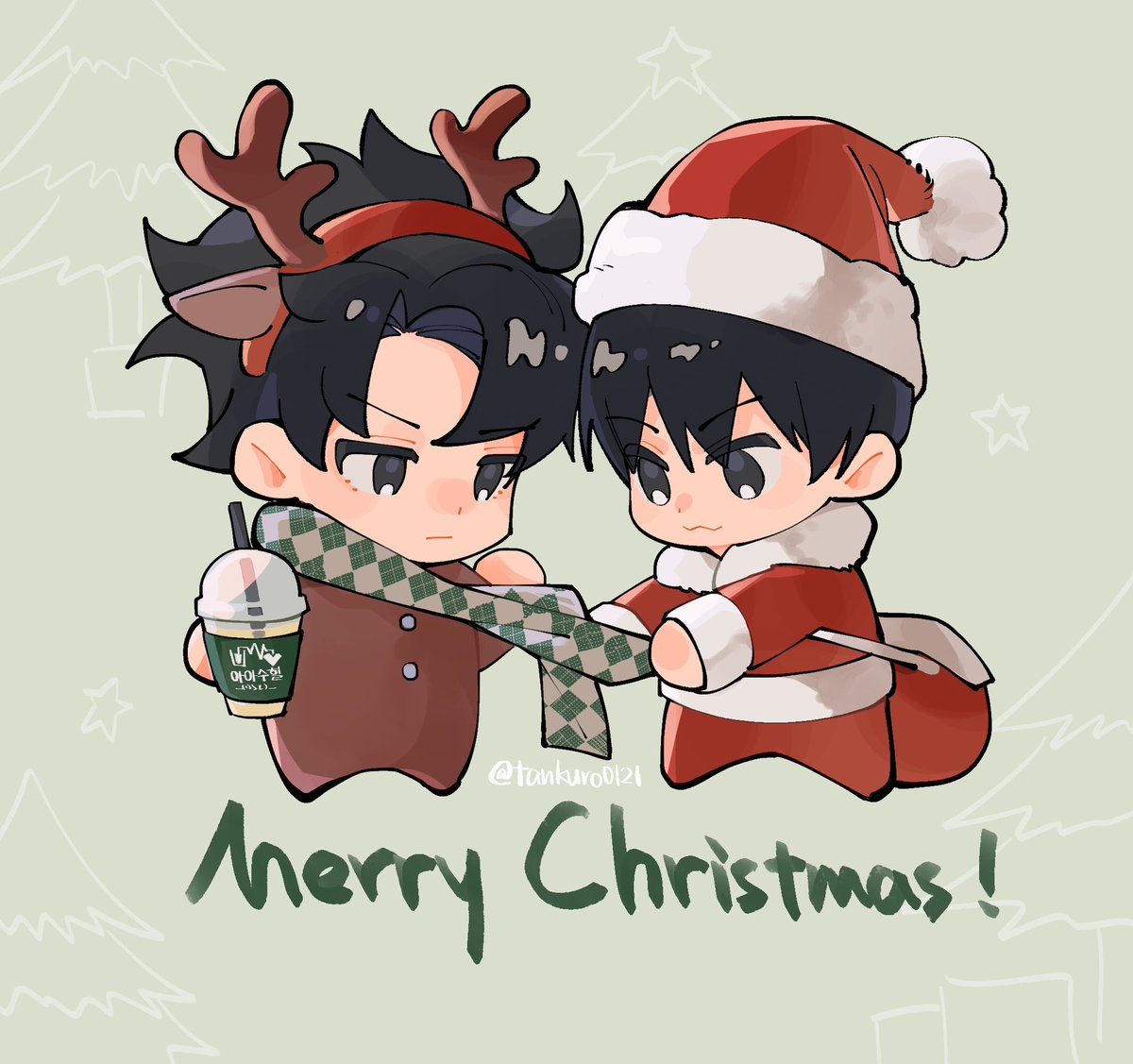 「Merry Christmas!! #ORV #Joongdok #중독」|炭黒のイラスト