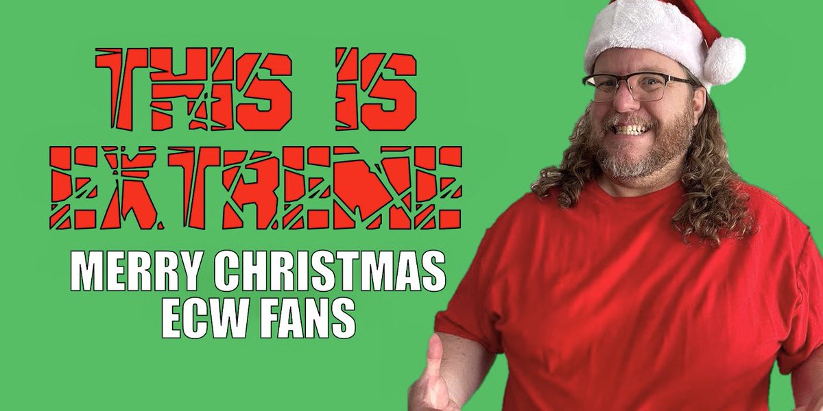 ecwpod's tweet photo. 🎄#MerryChristmas #ECW fans from THIS IS EXTREME! https://t.co/y92o2T2KEA