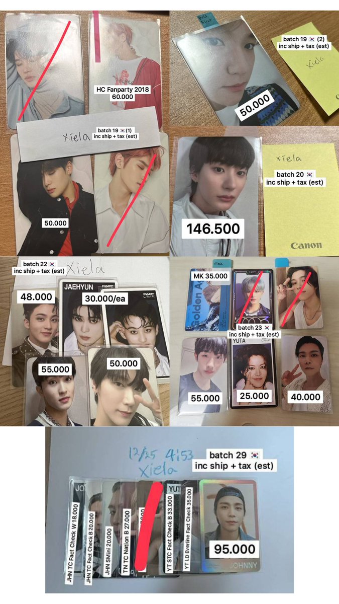 xylawmunxx's tweet image. ⋆ ˚｡⋆୨୧˚ want to sell – wts pc nct exo riize

♡ Baekhyun ♡ D.O.
♡ Taeil ♡ Johnny ♡ Taeyong ♡ Yuta
♡ Doyoung ♡ Ten ♡ Jaehyun
♡ Winwin ♡ Mark ♡ Renjun 
♡ Haechan ♡ Jaemin ♡ Yangyang
♡ Anton

🇰🇷 ready KR
✅ bersih ina
❌ packing + adm 🍊
📍 Bekasi
